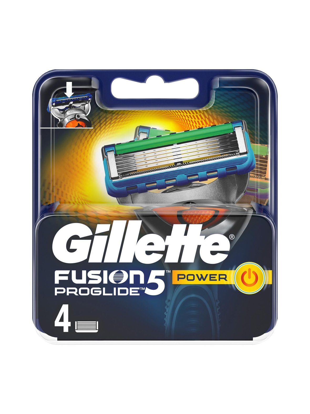 Fusion5 proglide power -vaihtoterä 4 kpl