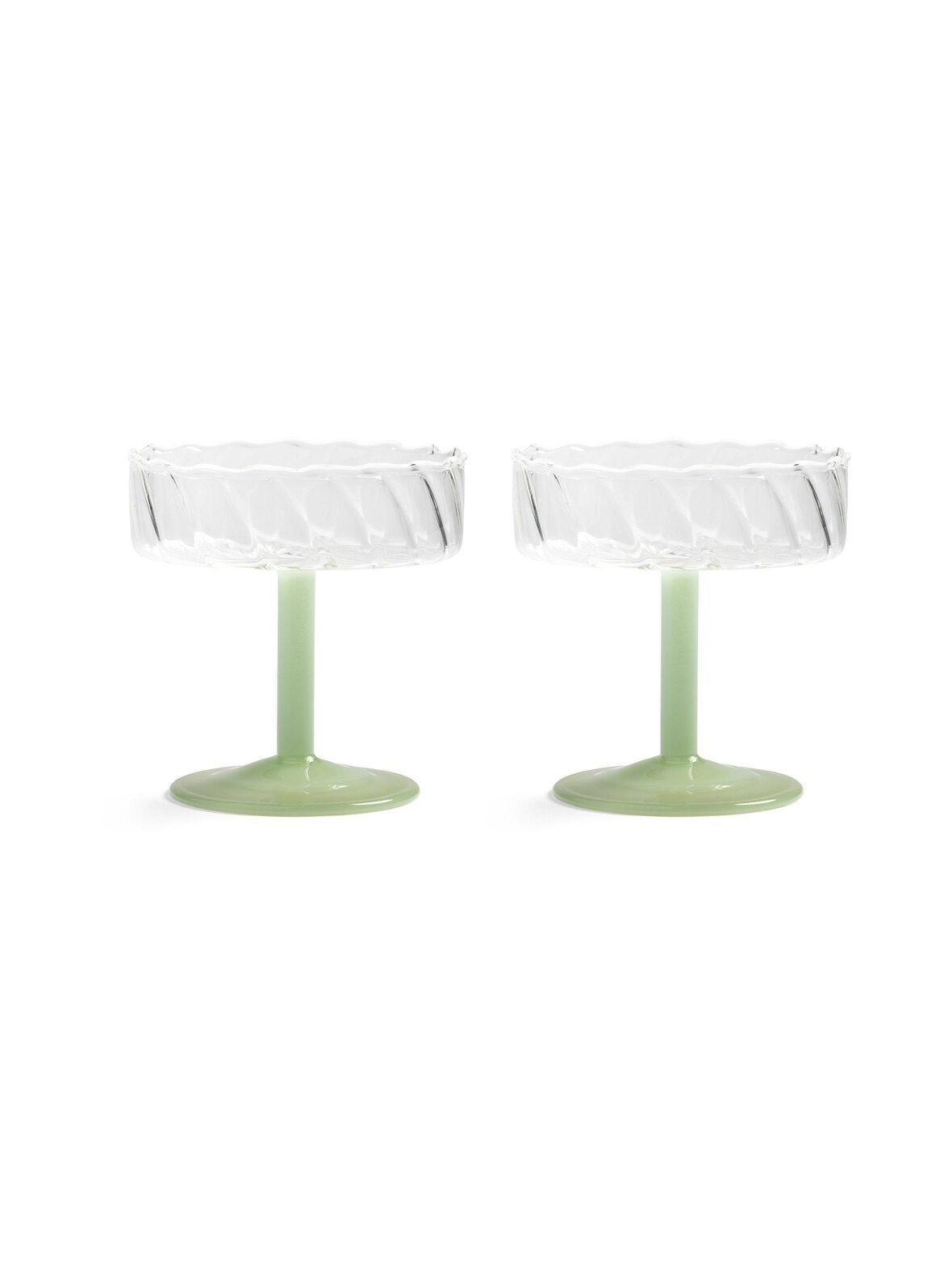 Coupe twirl -lasit 11 cm, 2 kpl / pkt