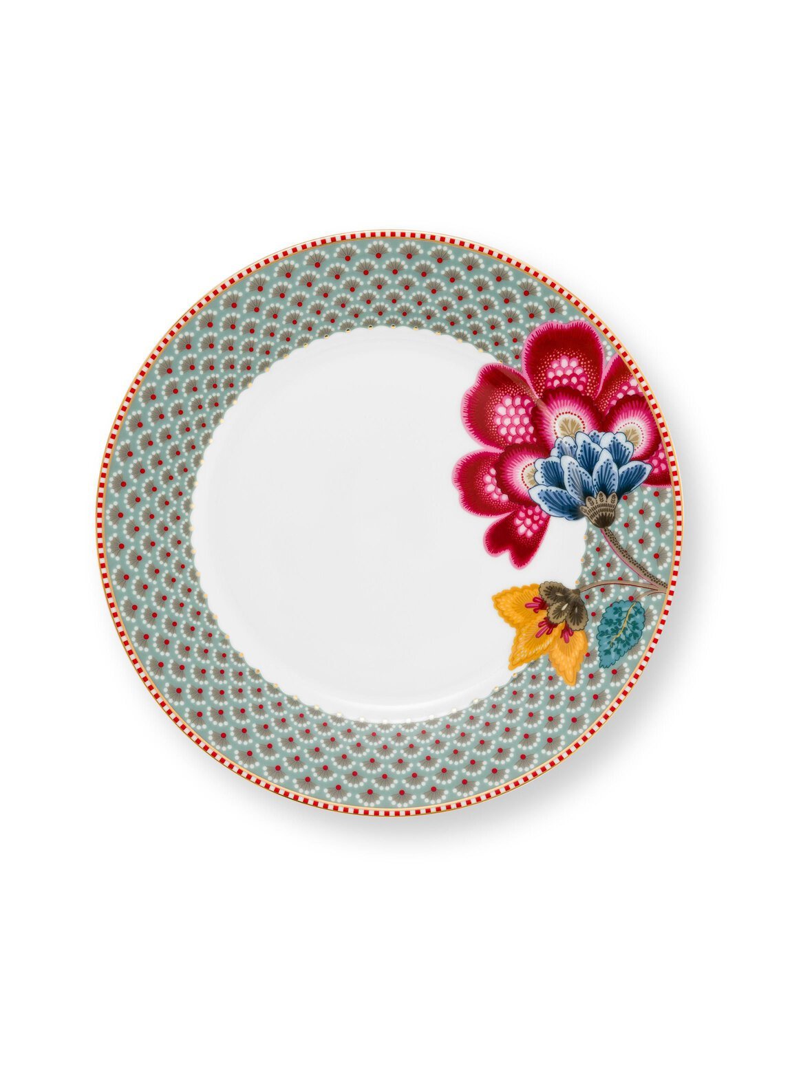 Blooming tales -posliinilautanen 21 cm