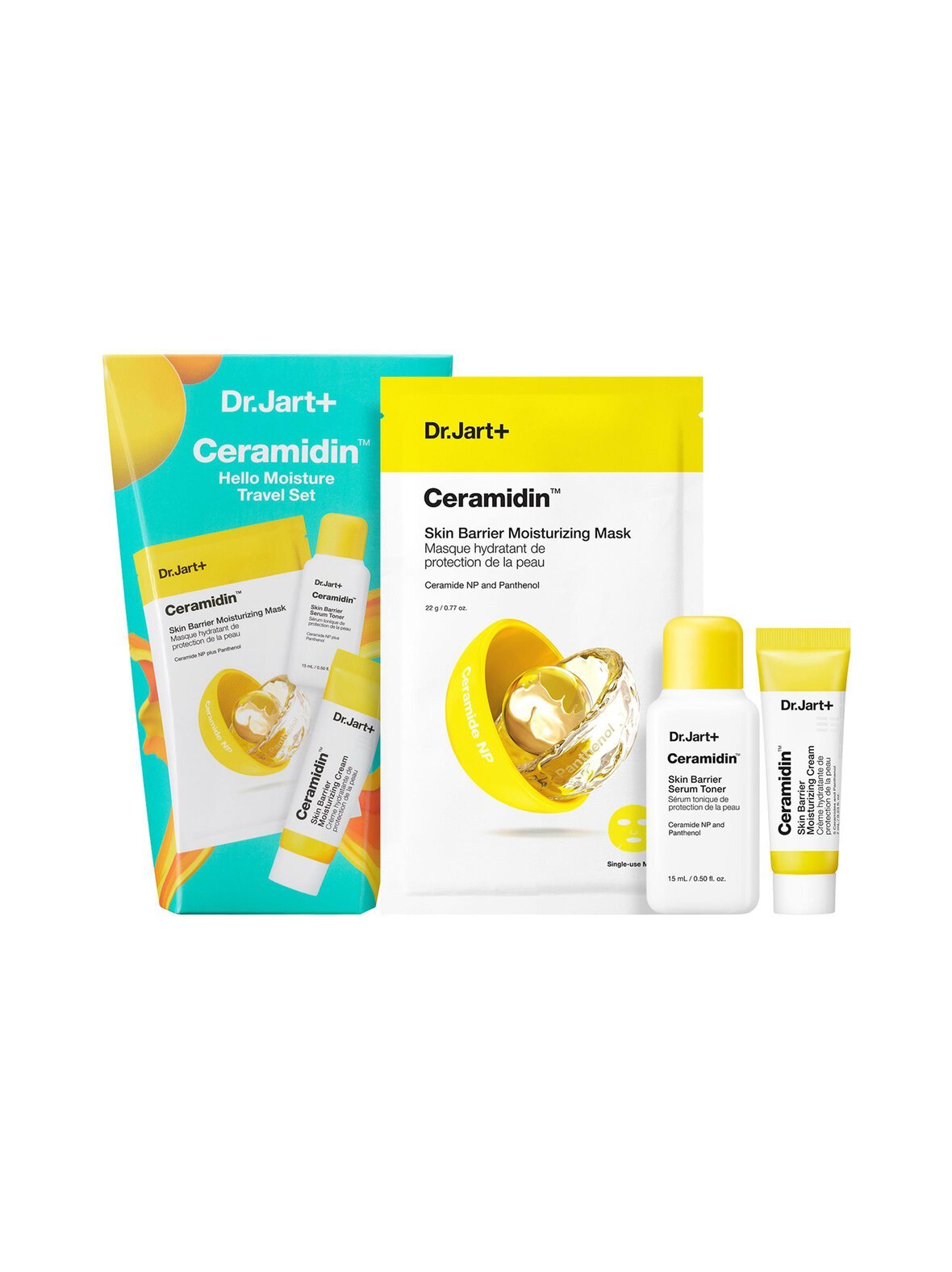 Ceramidin hello moisture travel set -ihonhoitopakkaus