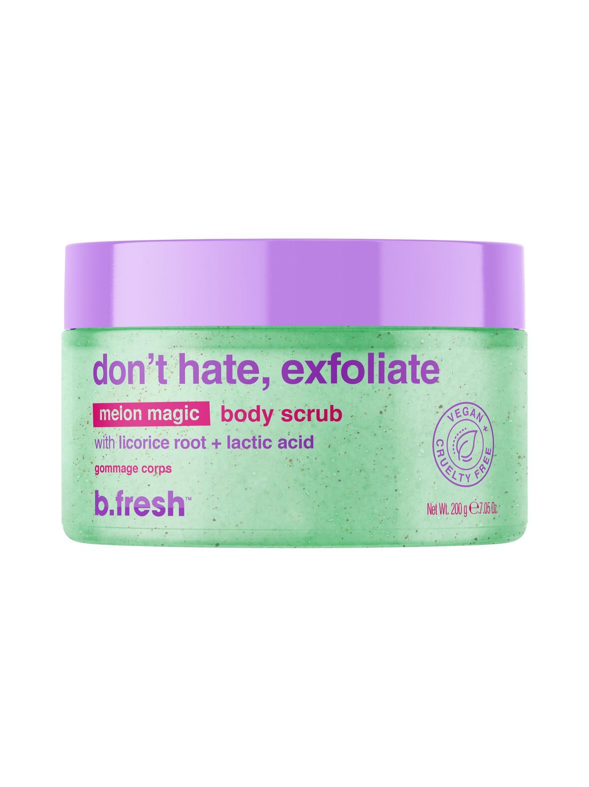 Don't hate exfoliate body scrub -vartalokuorinta