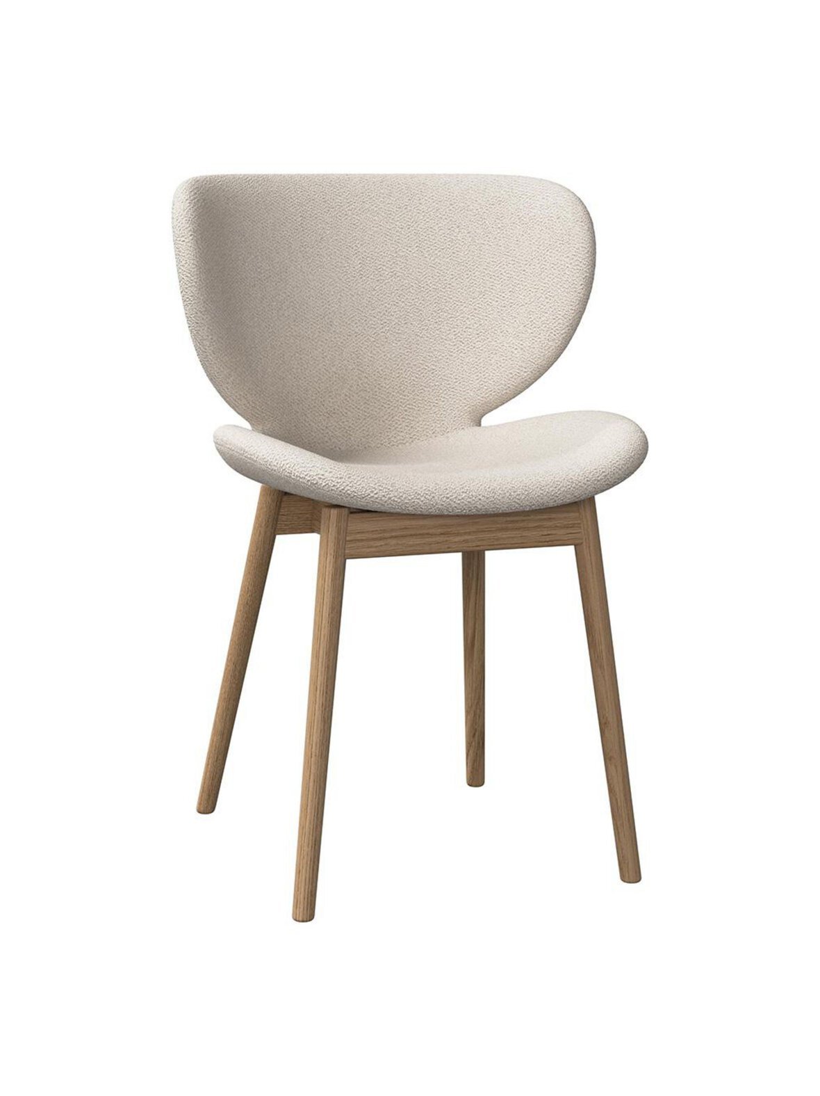 Hamilton-tuoli lazio-kangas 3090 valkoinen/tammi