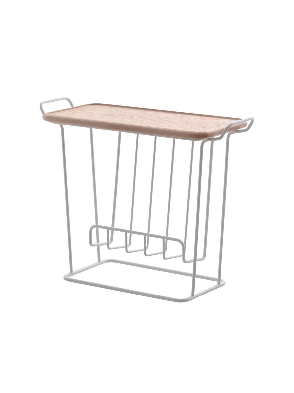 Minnie mae wood -sivupöytä white/ash