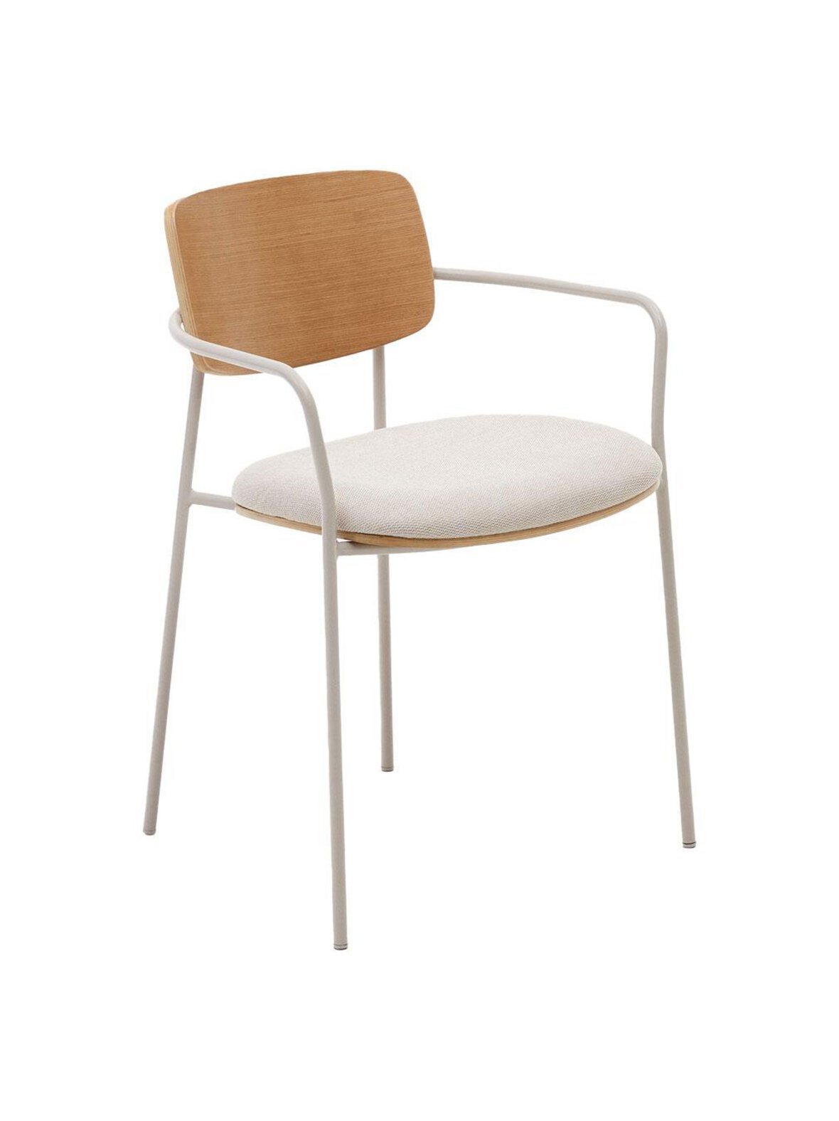 Maureen-tuoli tammi/beige