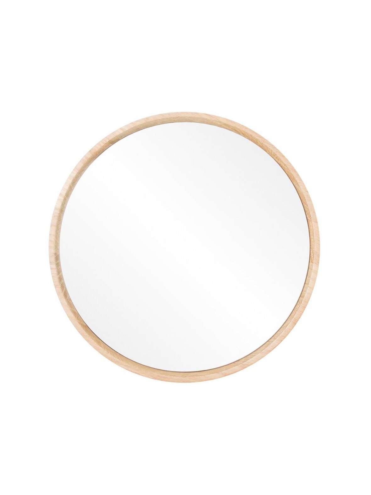 Look-peili valkovahattu tammikehys ø 22 cm