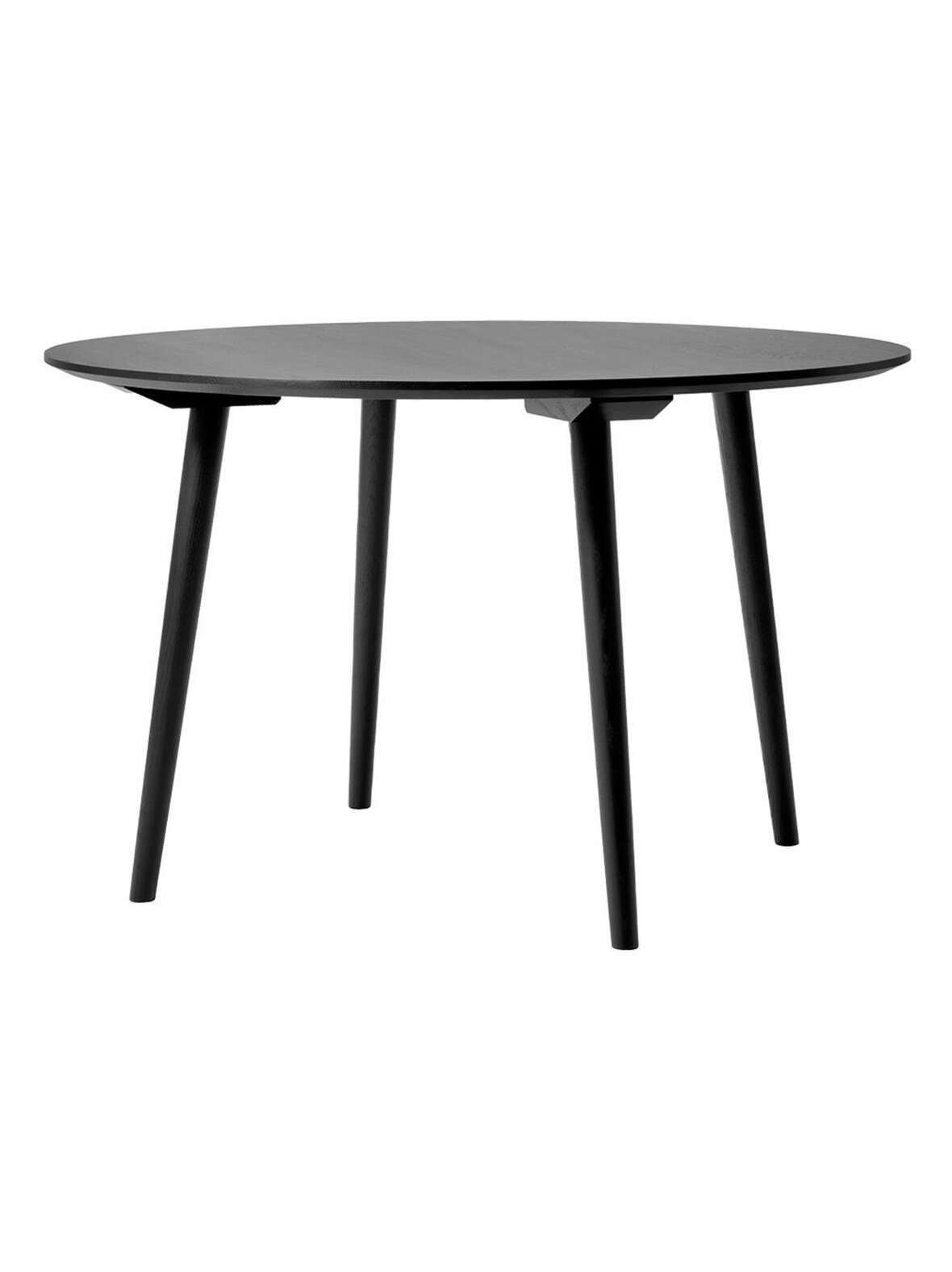 In between sk4 -ruokapöytä musta tammi ⌀ 120 cm
