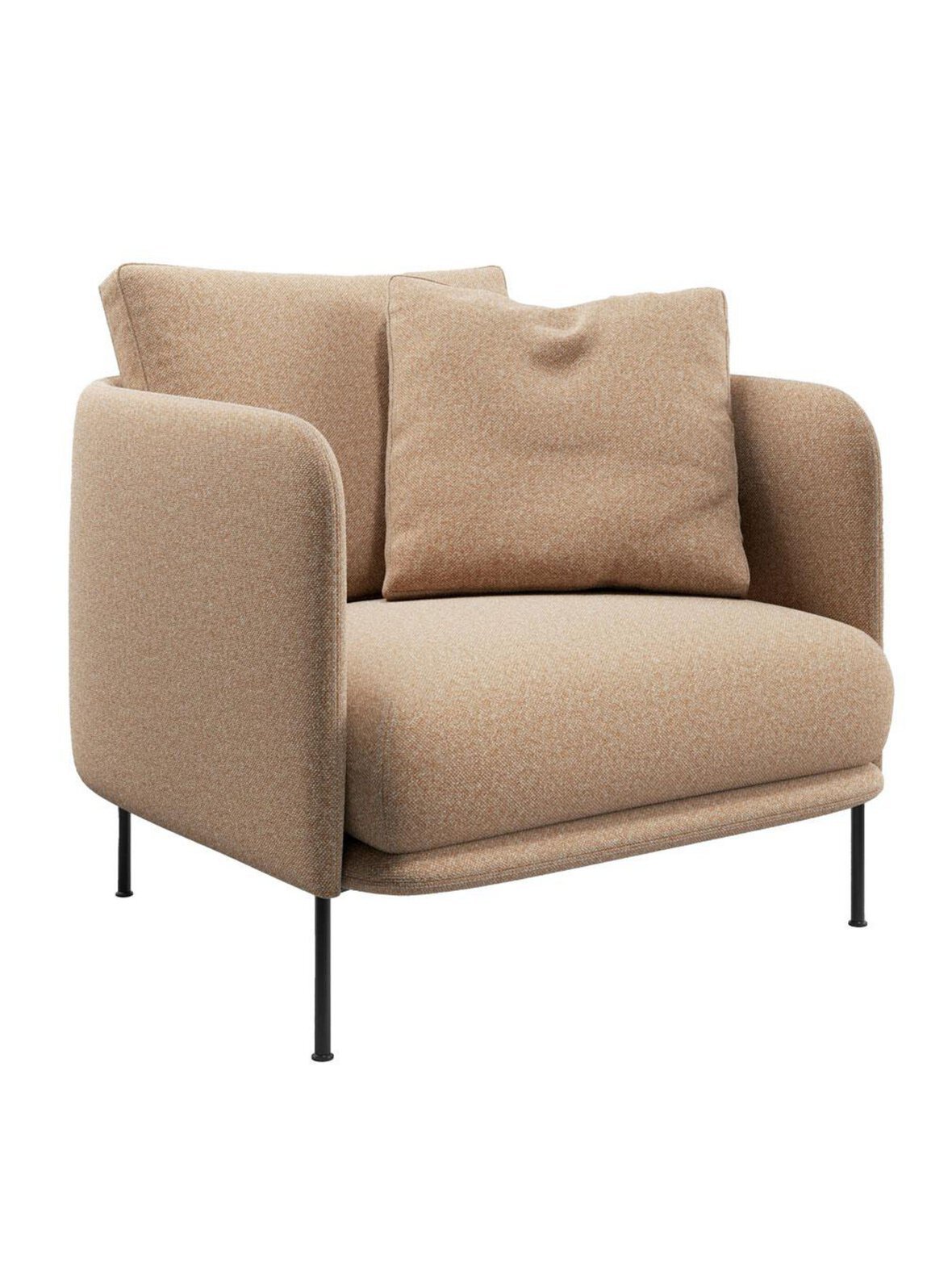 Bonnet grand -nojatuoli diego-kangas 029 ruskea