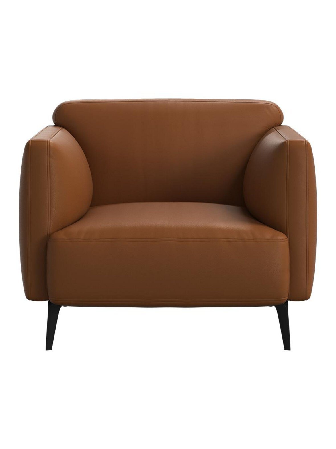 Modena-nojatuoli nordic grain -nahka 5134 caramel