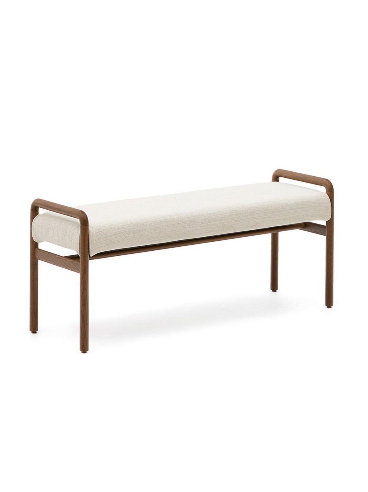 Macaret-penkki beige chenille-kangas / pähkinä l 120 cm
