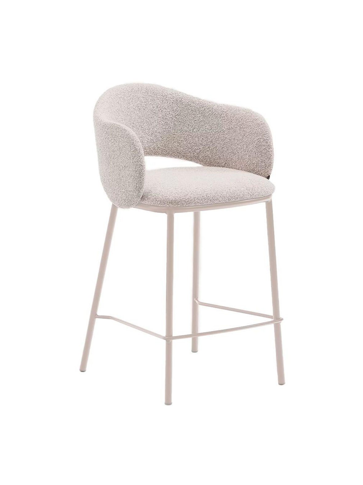 Maina-baarituoli beige chenille-kangas / beige