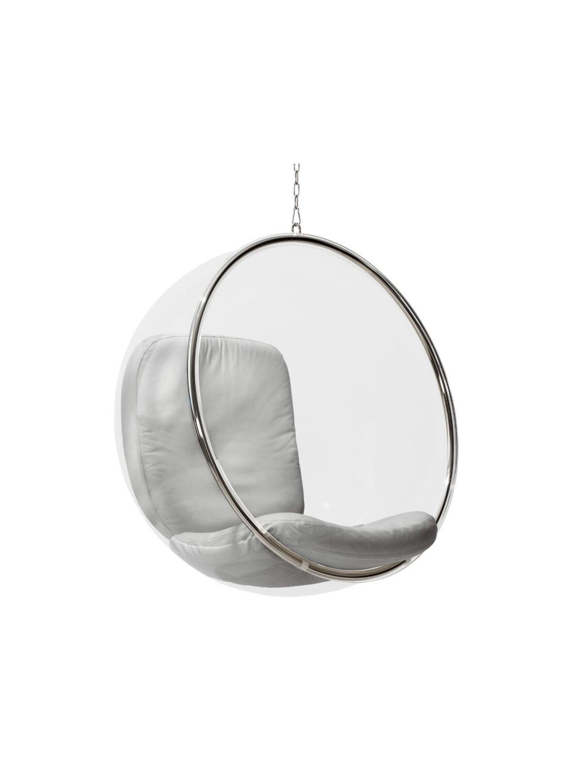 Kuplatuoli hopea nahka