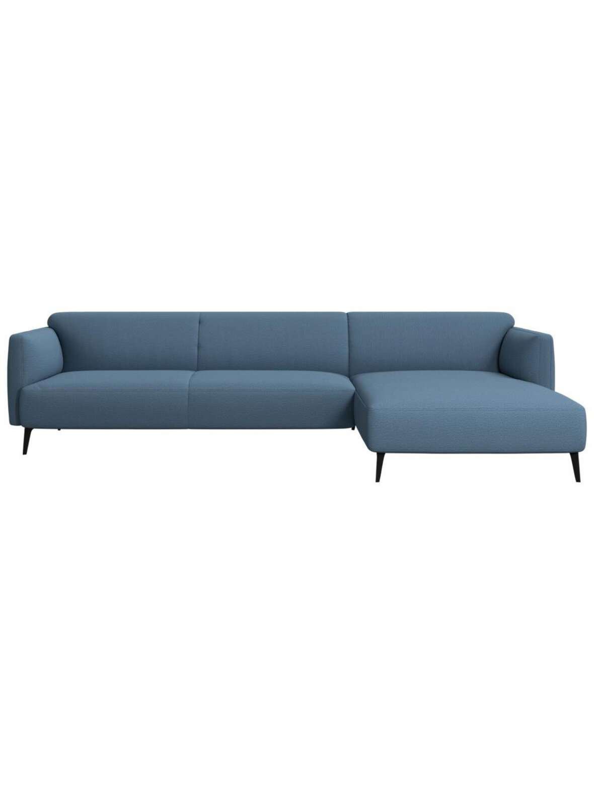 Modena-divaanisohva oikea capri-kangas 3233 sininen l 267,5 cm
