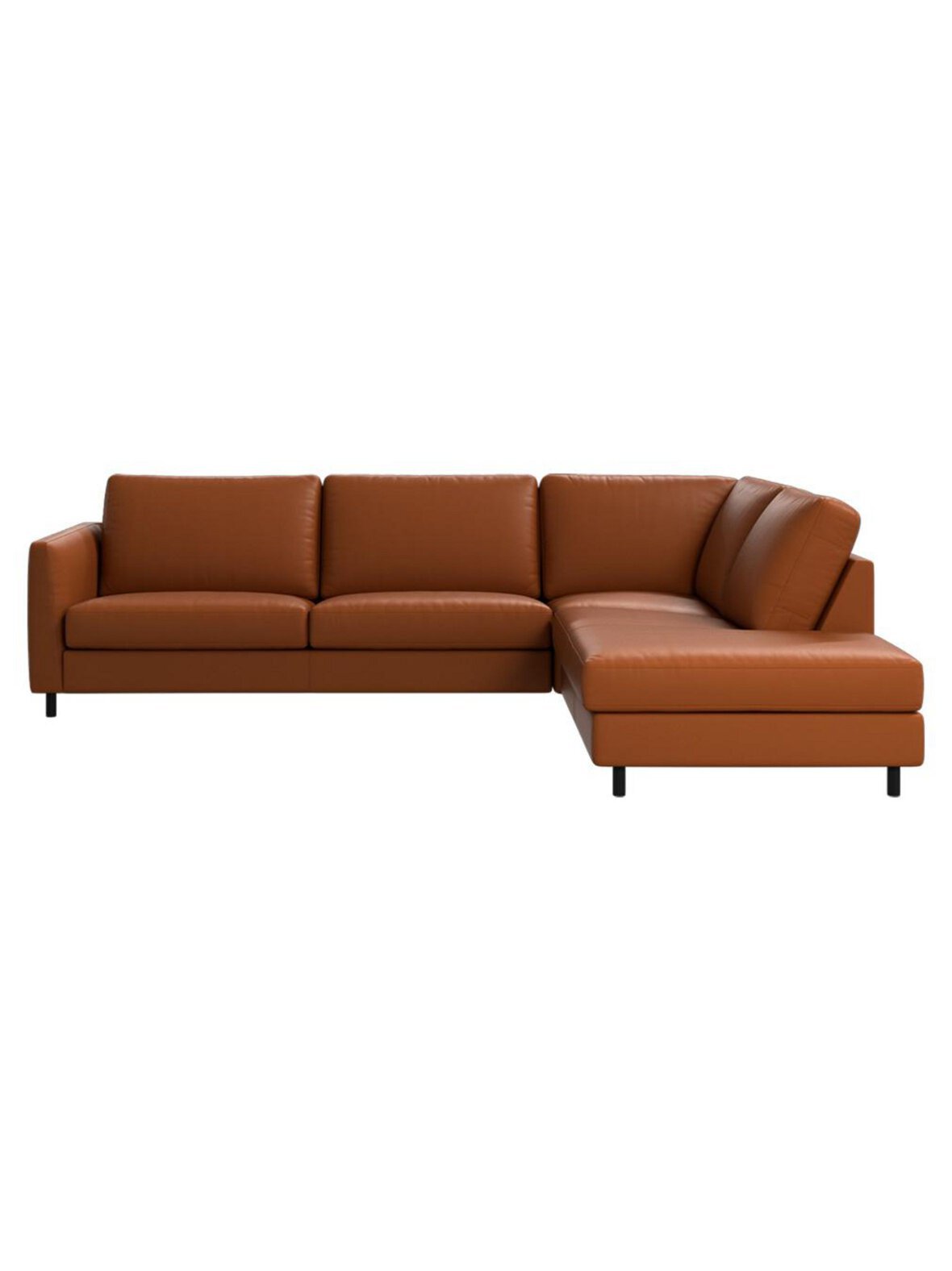 Indivi-kulmasohva nordic grain -nahka 5134 caramel l 267 cm