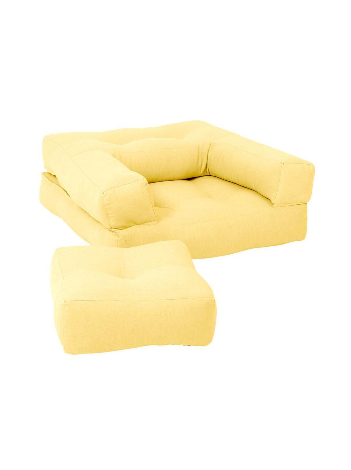 Mini cube -nojatuoli yellow