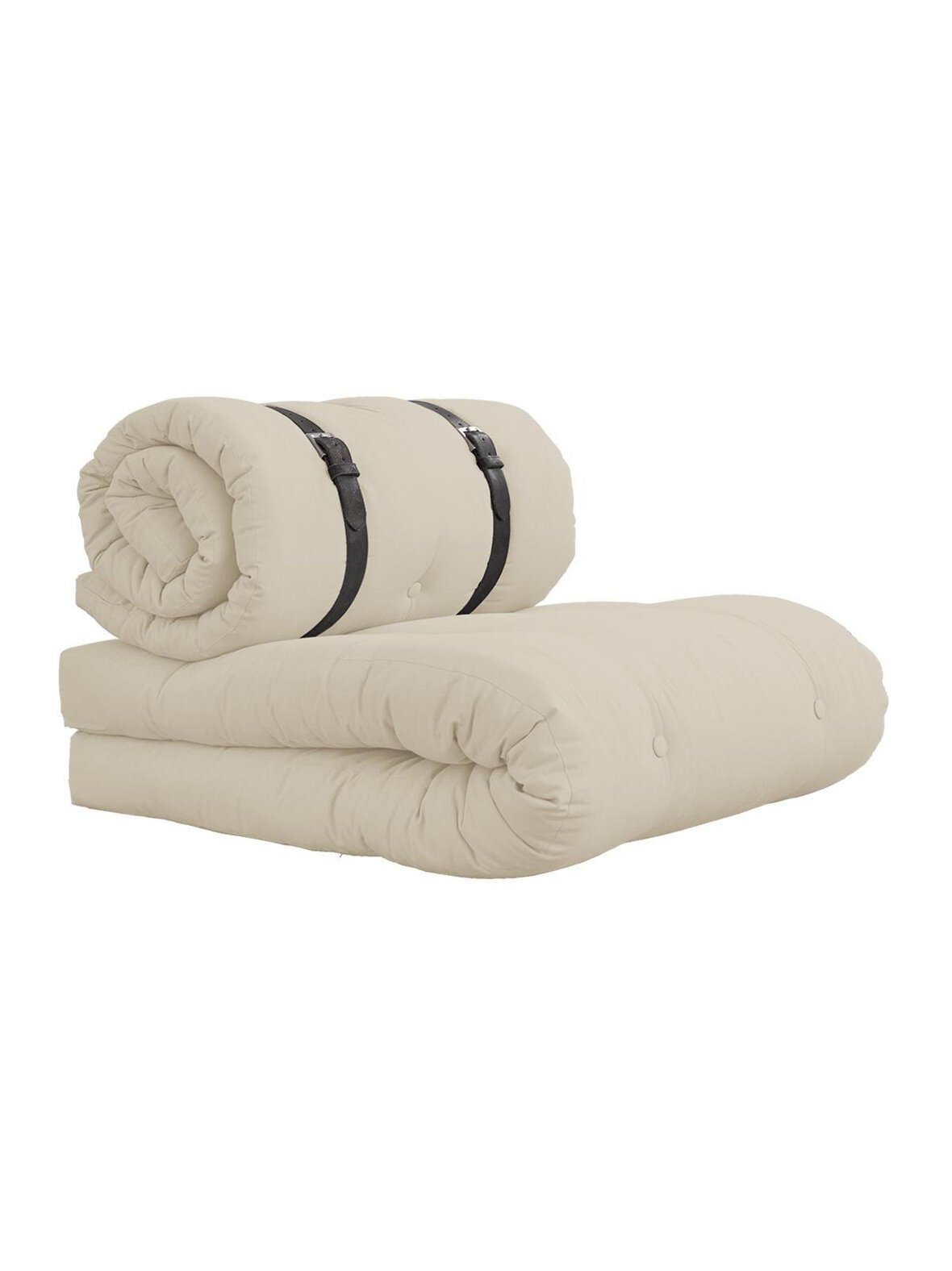 Buckle-up-futontuoli beige