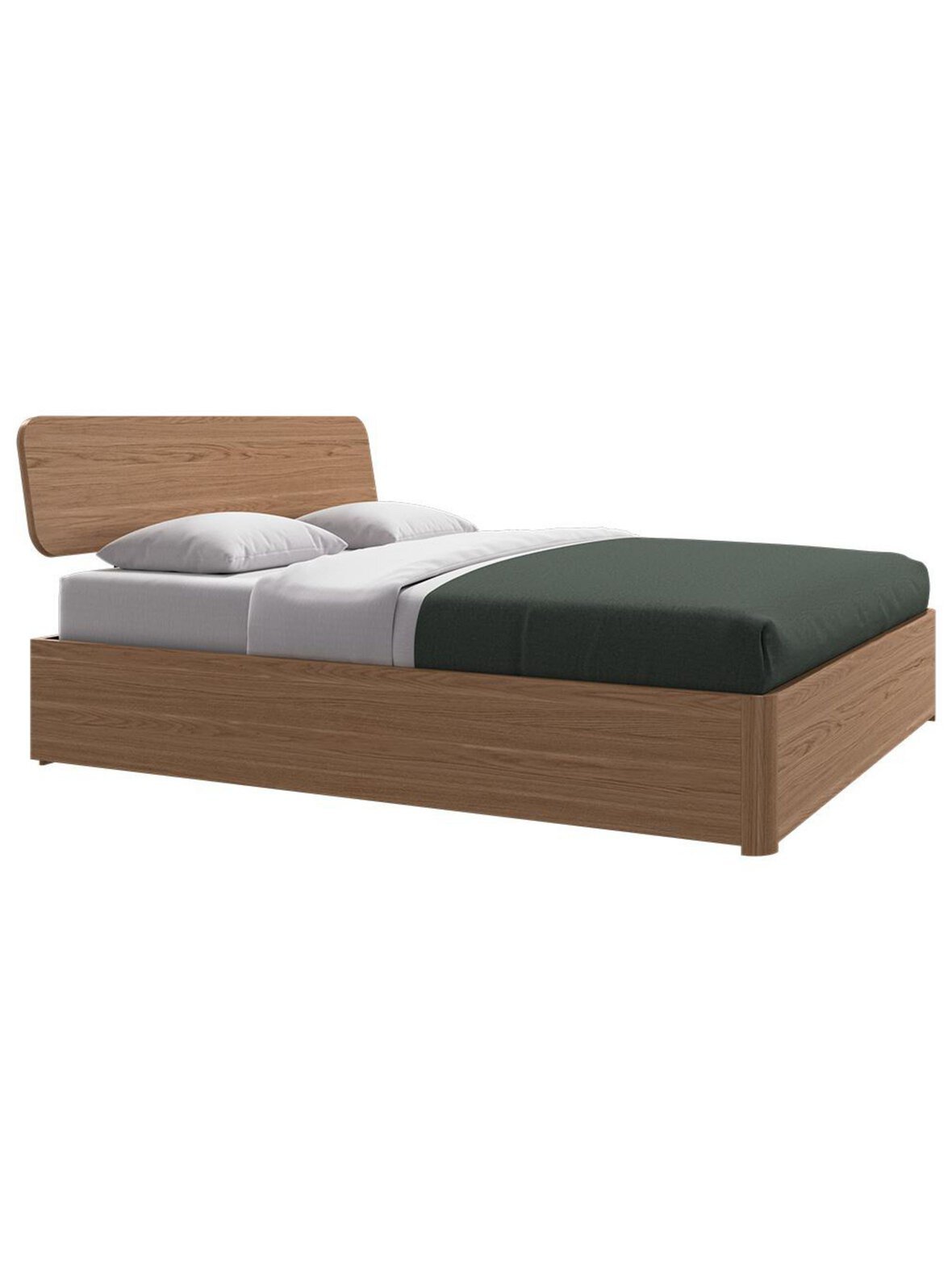 Element-sänky tammi 180 x 200 cm, säilytystilalla