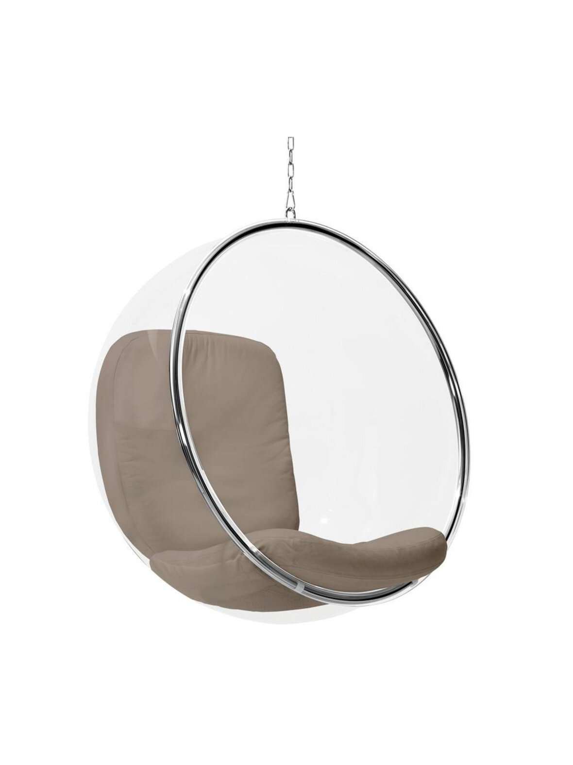 Kuplatuoli graniitinharmaa nahka