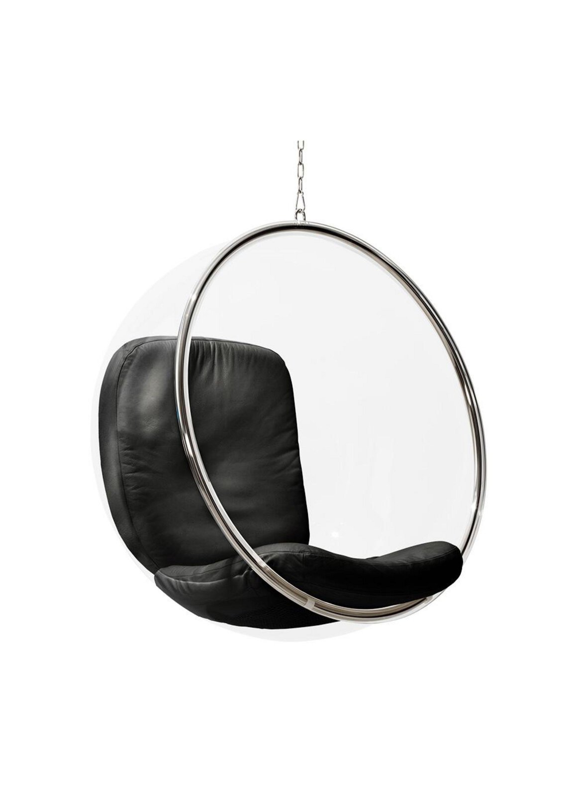 Kuplatuoli musta nahka