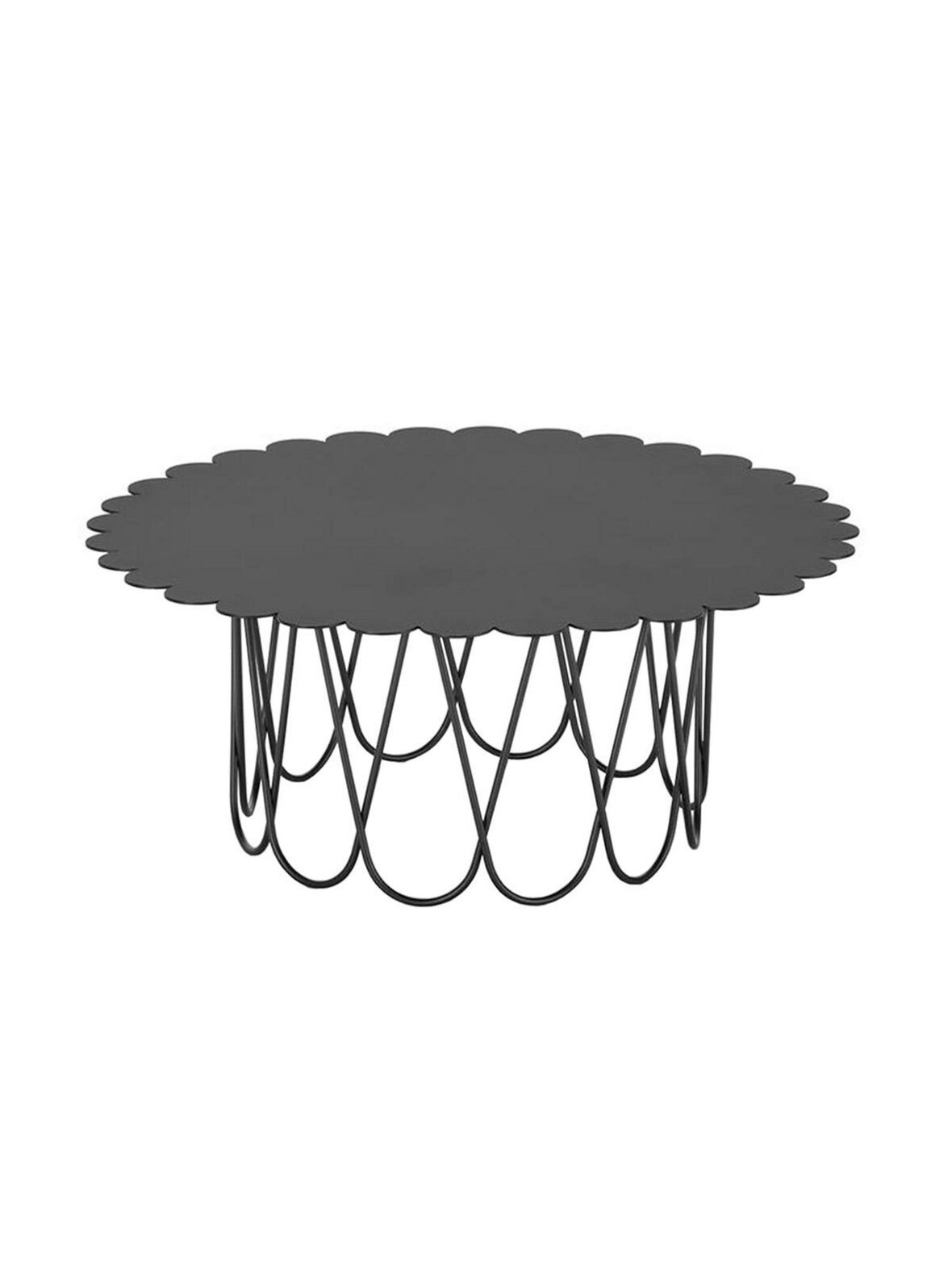 Flower-sohvapöytä anthracite ⌀ 60 cm