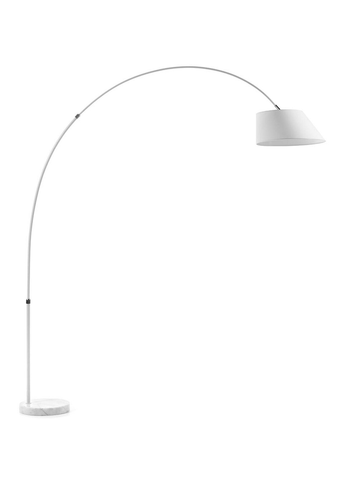 May-lattiavalaisin valkoinen marmori