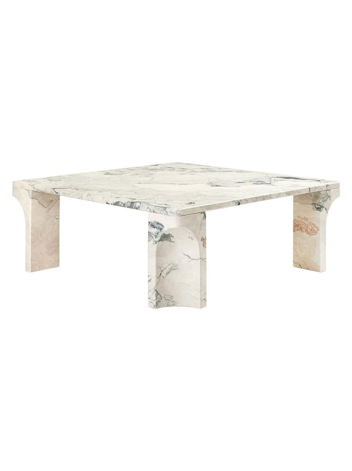 Doric-sohvapöytä electric grey 80 x 80 cm