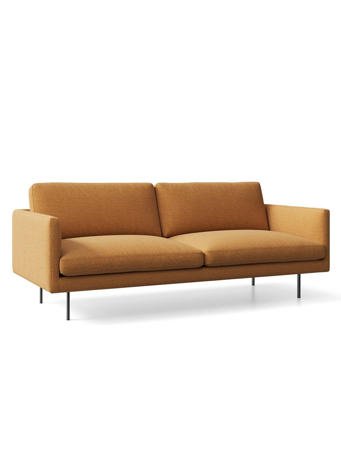 Basel-sohva verso-kangas 006 keltainen l 200 cm