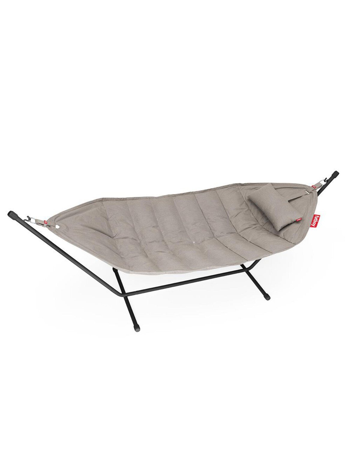 Headdemock superb deluxe -riippumatto grey taupe/musta