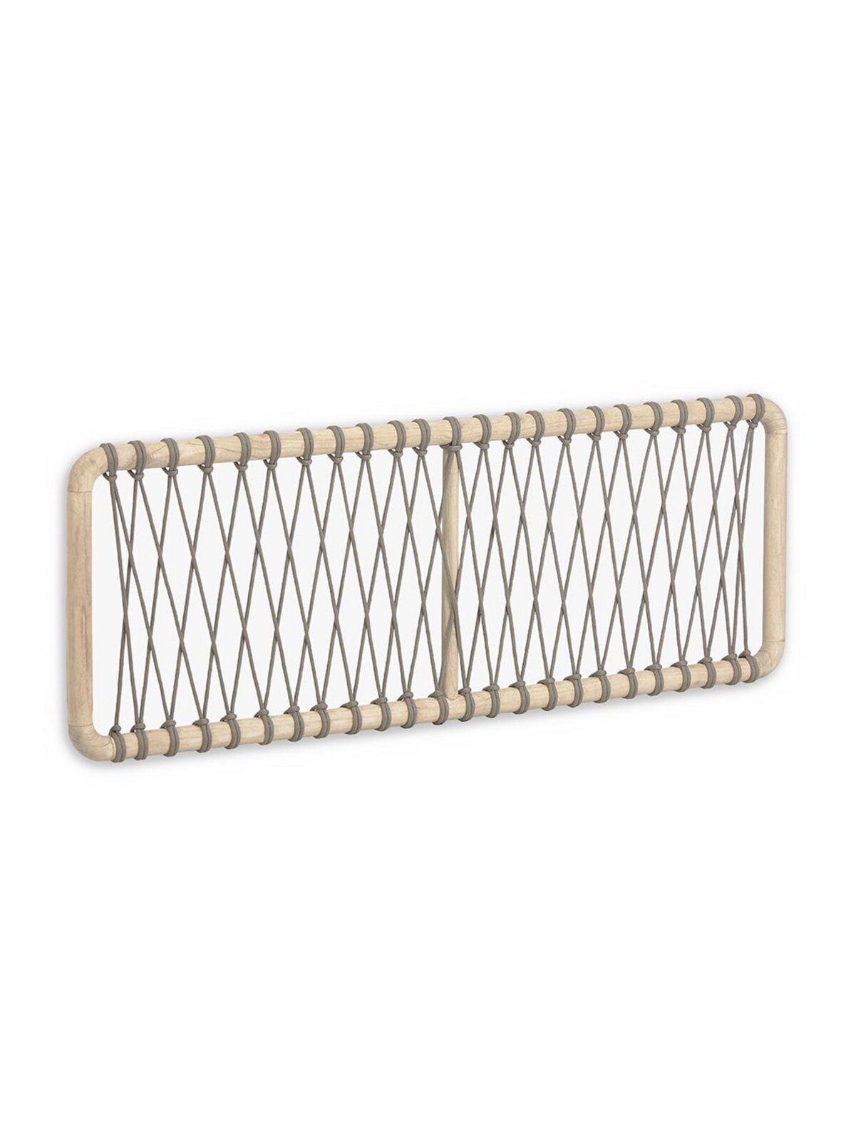 Aberash-sängynpääty seetripuu/harmaa 165 x 60 cm