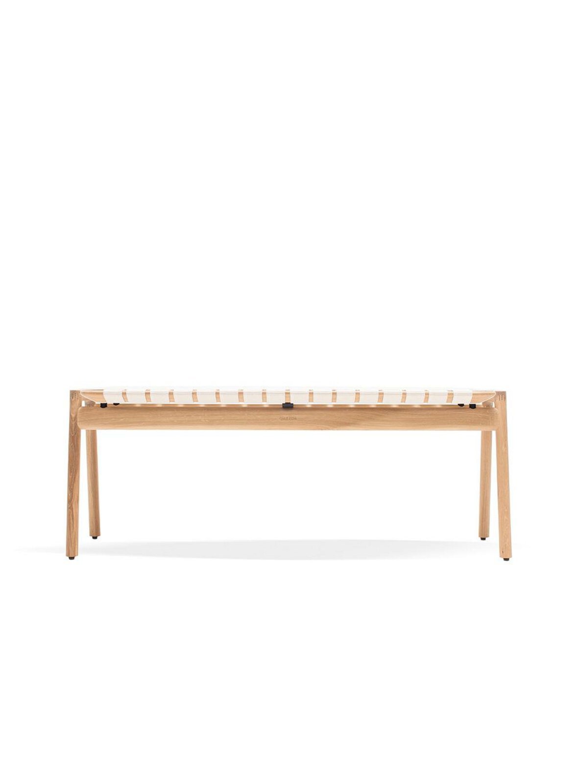 Klupa-penkki valkoöljytty tammi/valkoinen l 120 cm