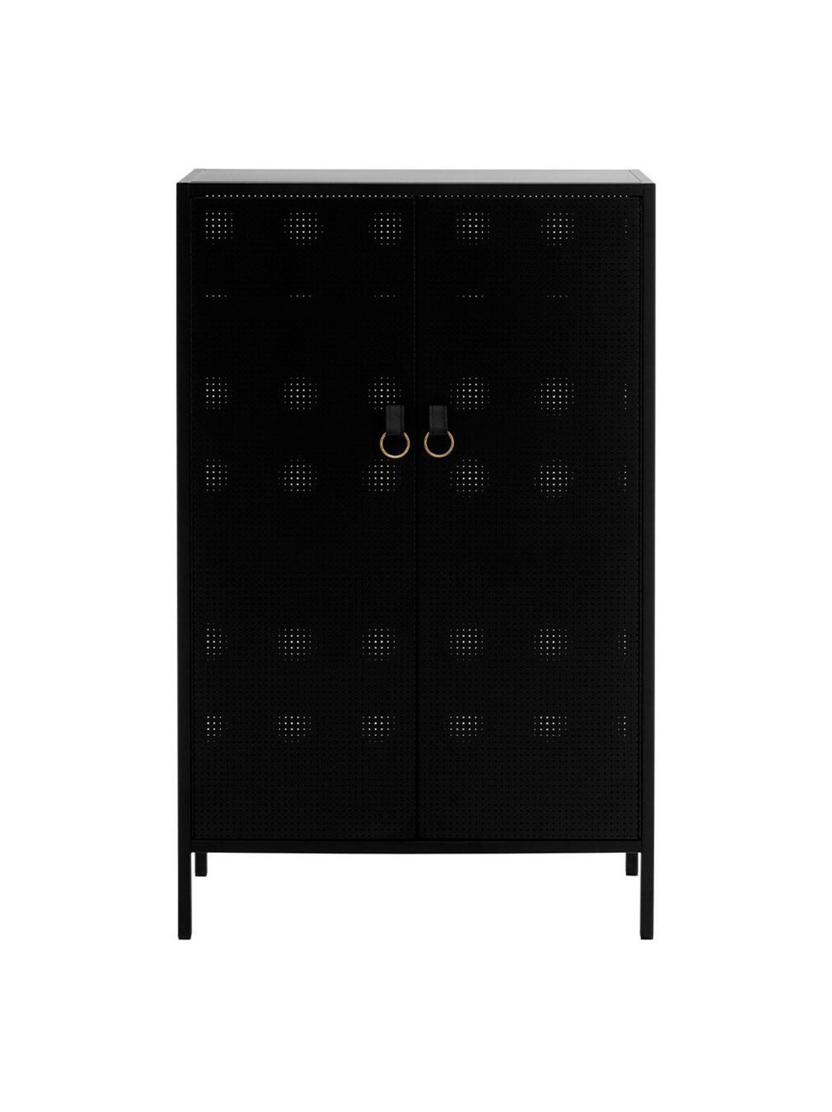 Francis-kaappi musta 120 x 74 cm