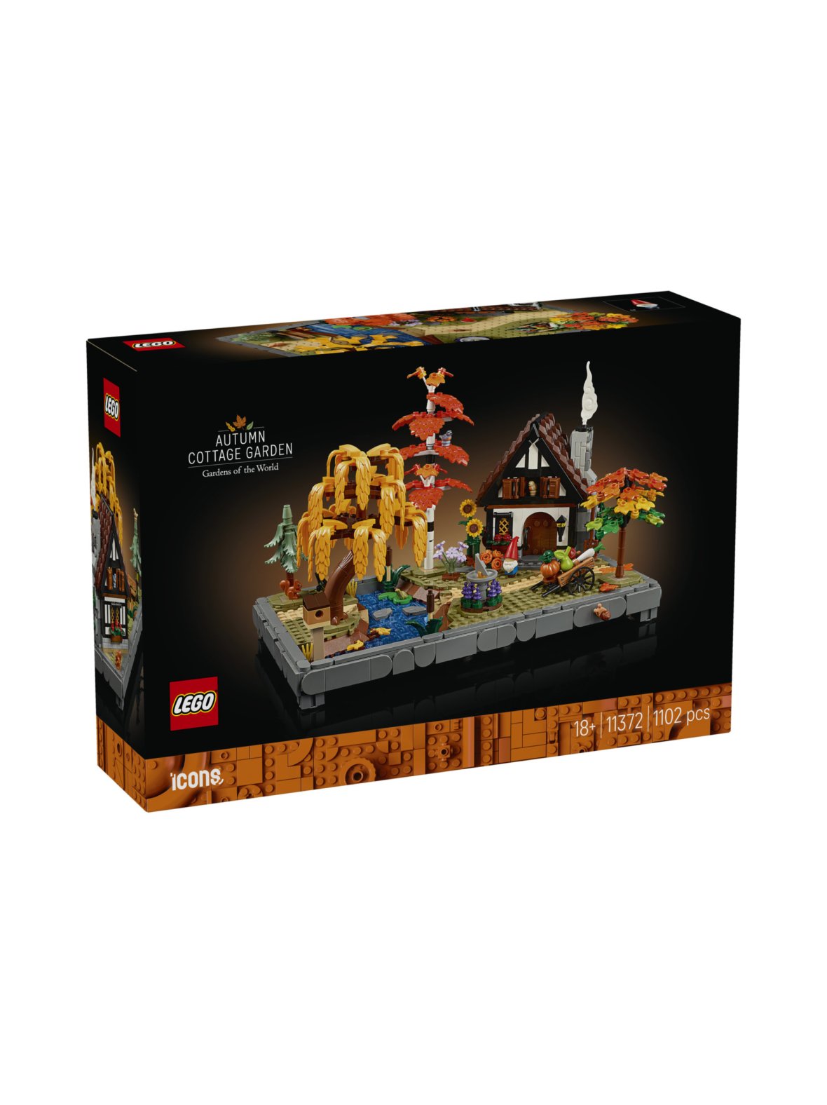 Lego icons syksyinen mökkipuutarha 11372