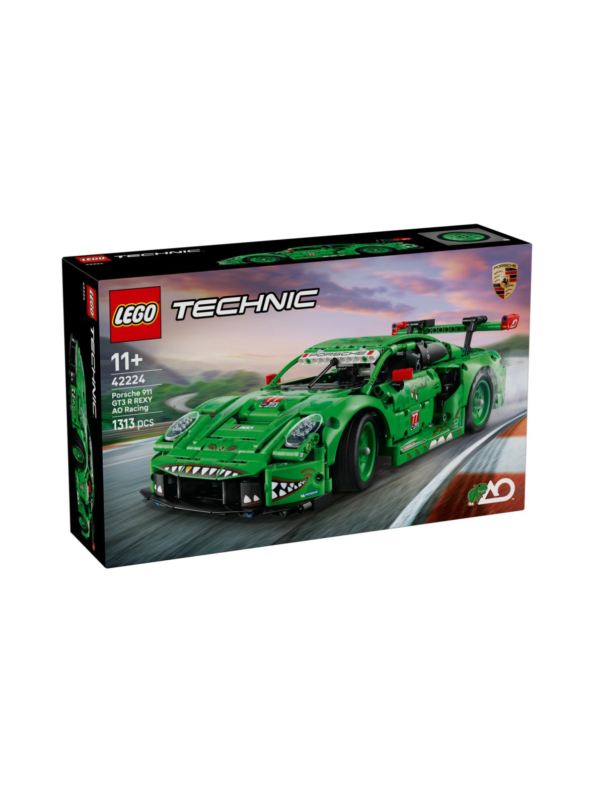 Lego technic porsche 911 gt3 r rexy ao racing ‑auto 42224