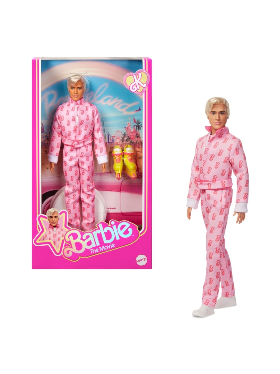 Barbie movie "i am coming with you" ken-keräilynukke, 2025