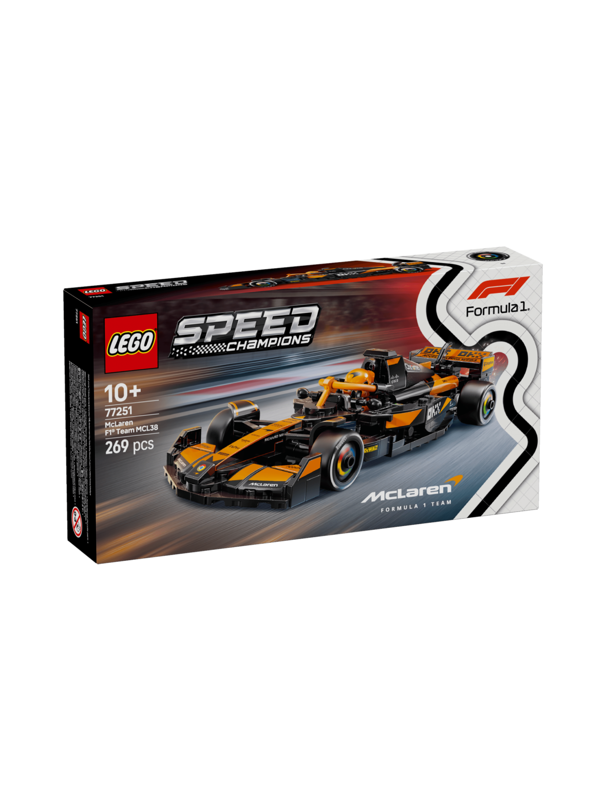 Lego speed champions mclaren f1 team mcl38 ‑kilpa-auto 77251