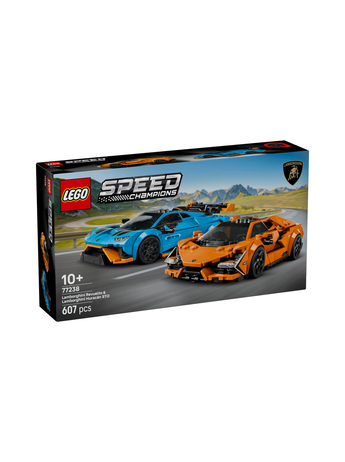Lego speed champions lamborghini revuelto ja huracán sto 77238