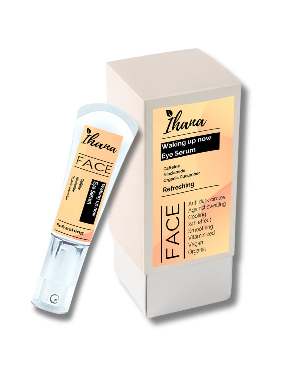 Ihana virkistävä luomu kurkku silmänympärysseerumi 25ml