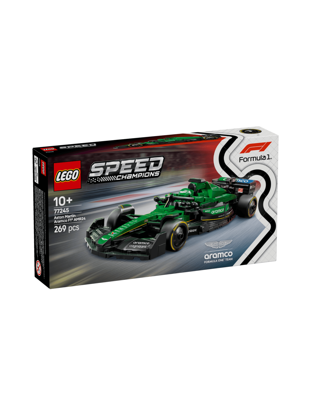 Lego speed champions aston martin aramco f1 amr24 ‑kilpa-auto 77245