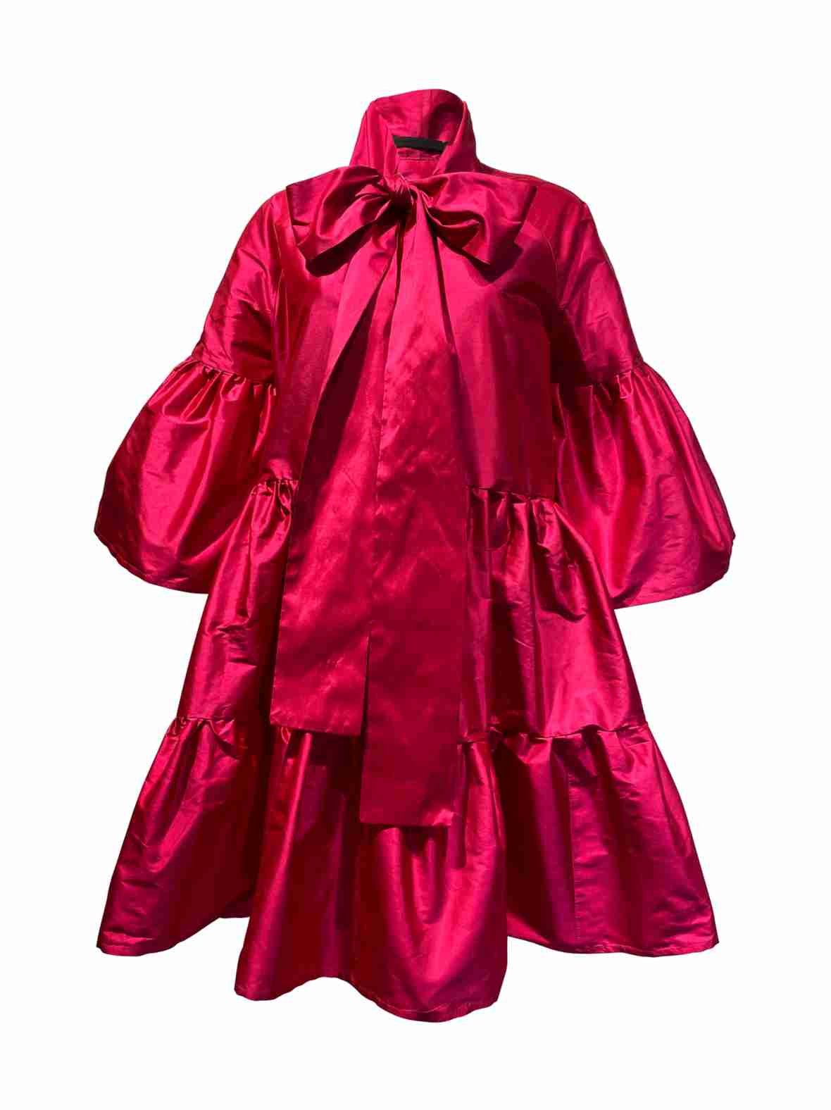 Lush- silkkimekko rusettikauluksella, pinkki