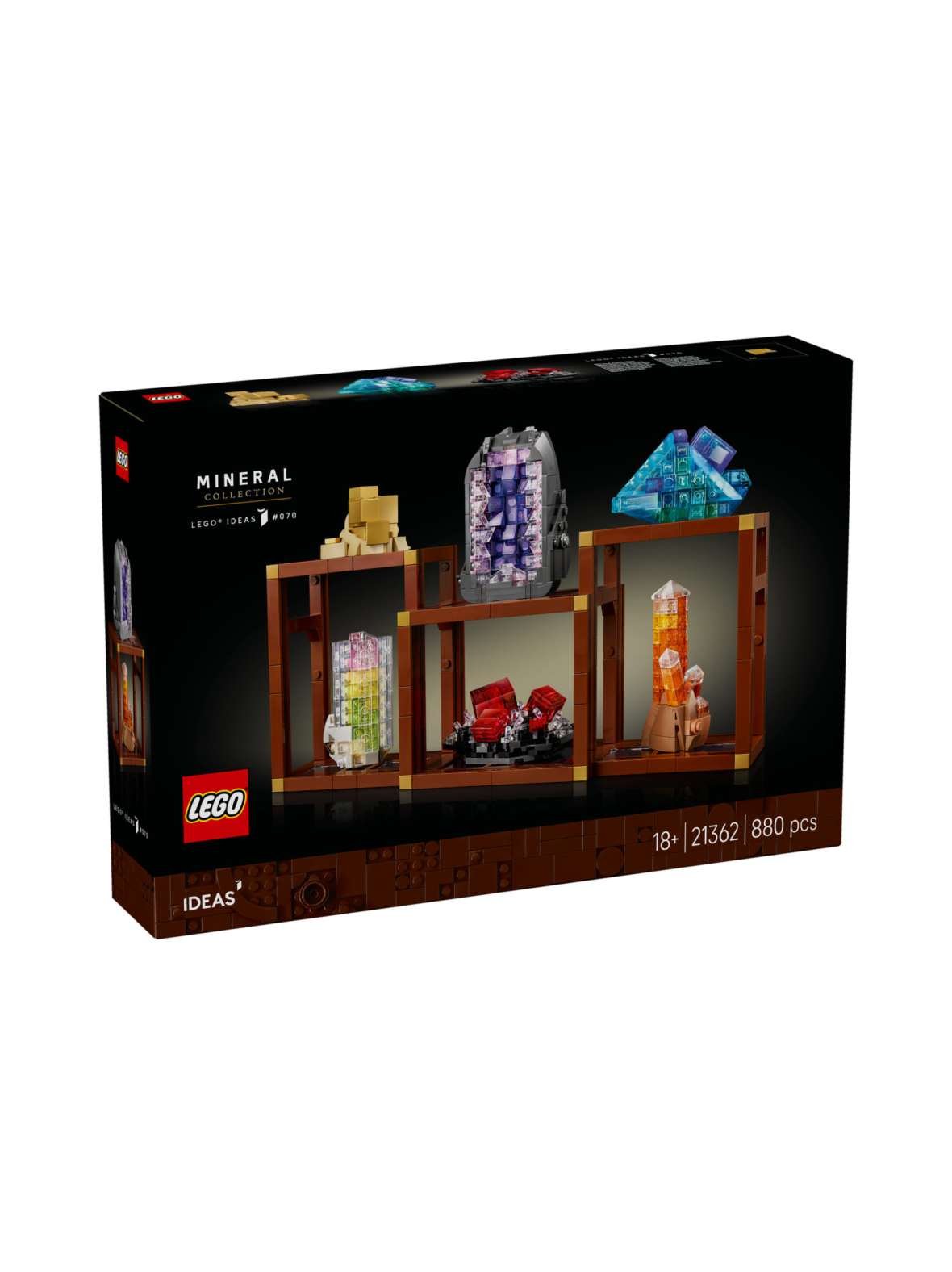 Lego ideas mineraalikokoelma 21362