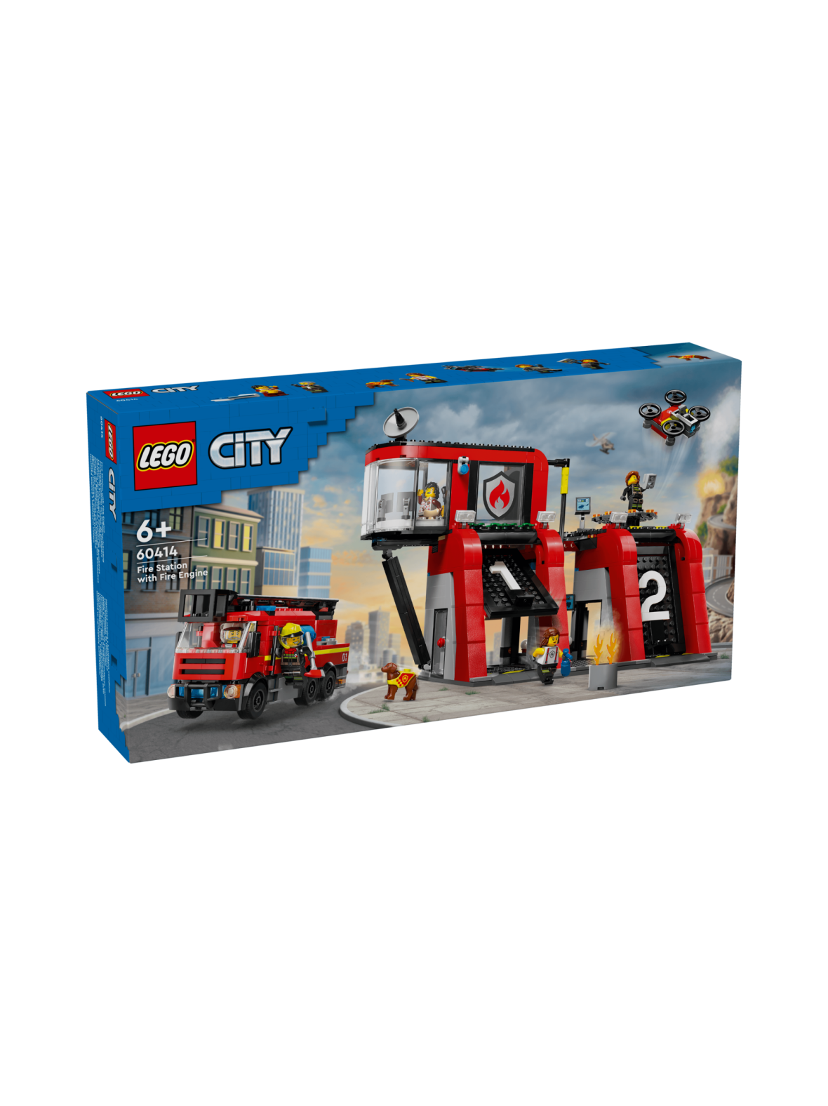Lego city paloasema ja paloauto 60414