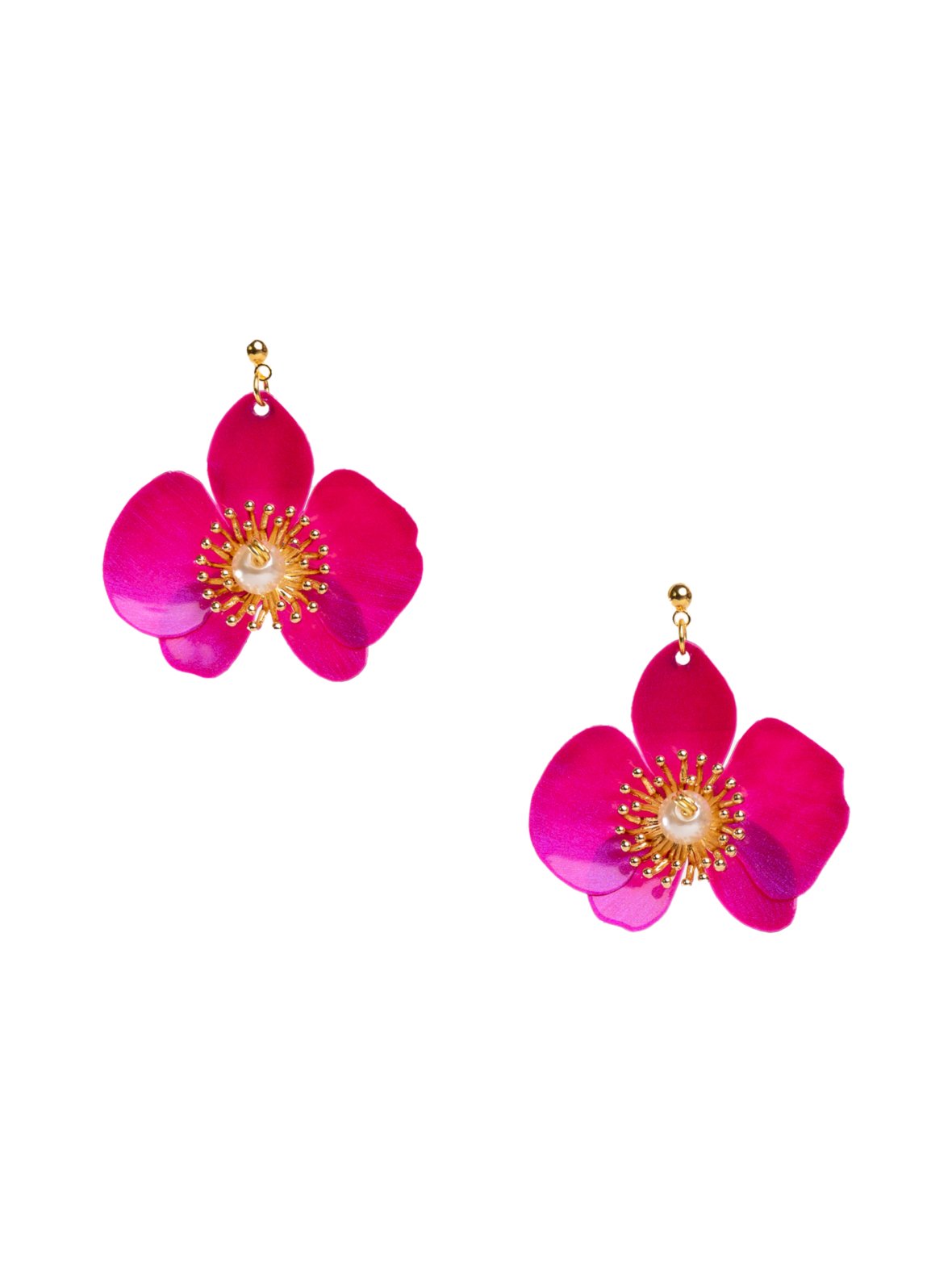 Butterfly orchid s korvakorut - barbie pink