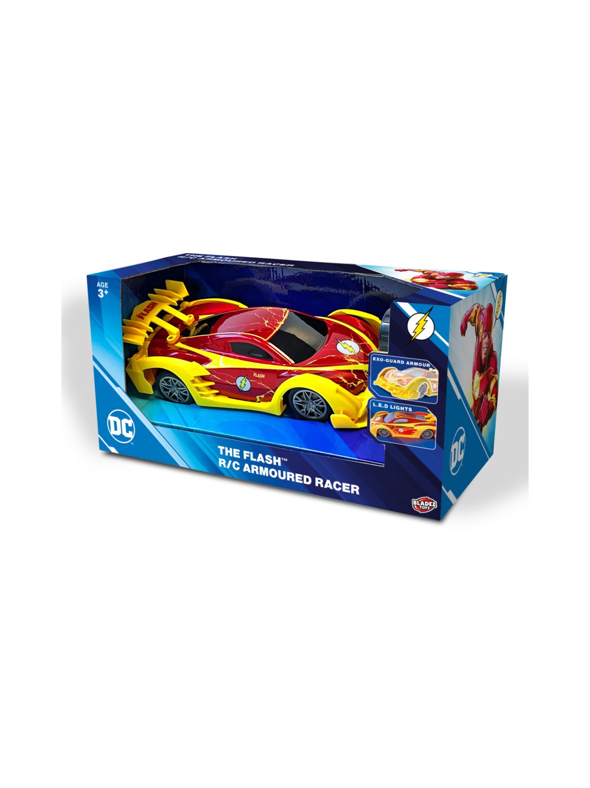 Batman the flash kauko-ohjattava auto armoured racer 1:20