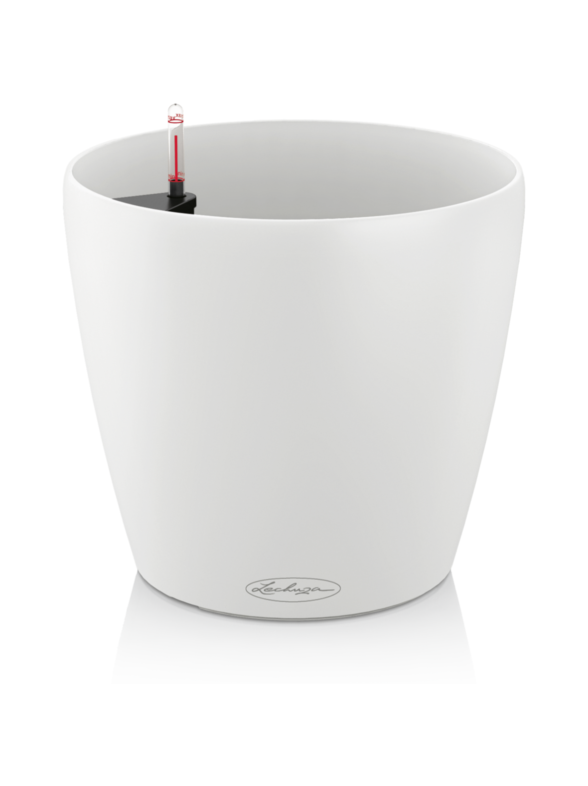 Lechuza classiko color matta valkoinen  altakasteluruukku pyörillä  ∅60cm, korkeus 56cm