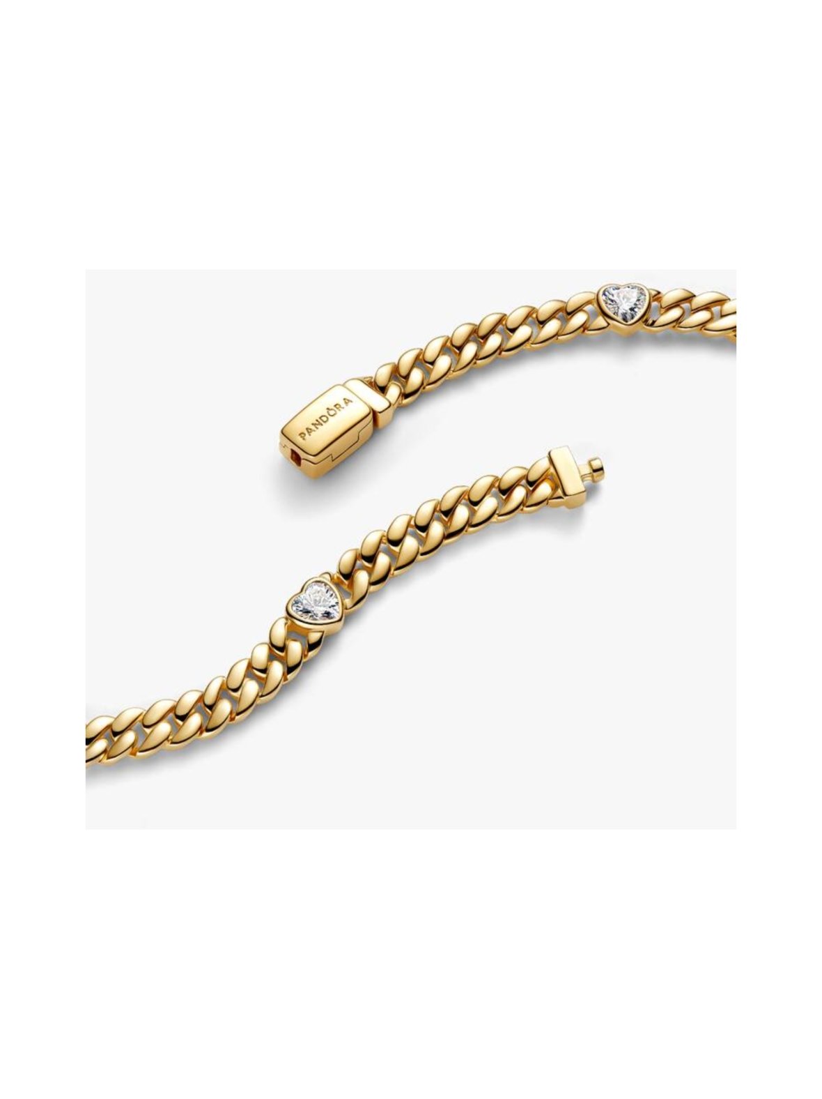 Heart cuban chain bracelet - 564226c01