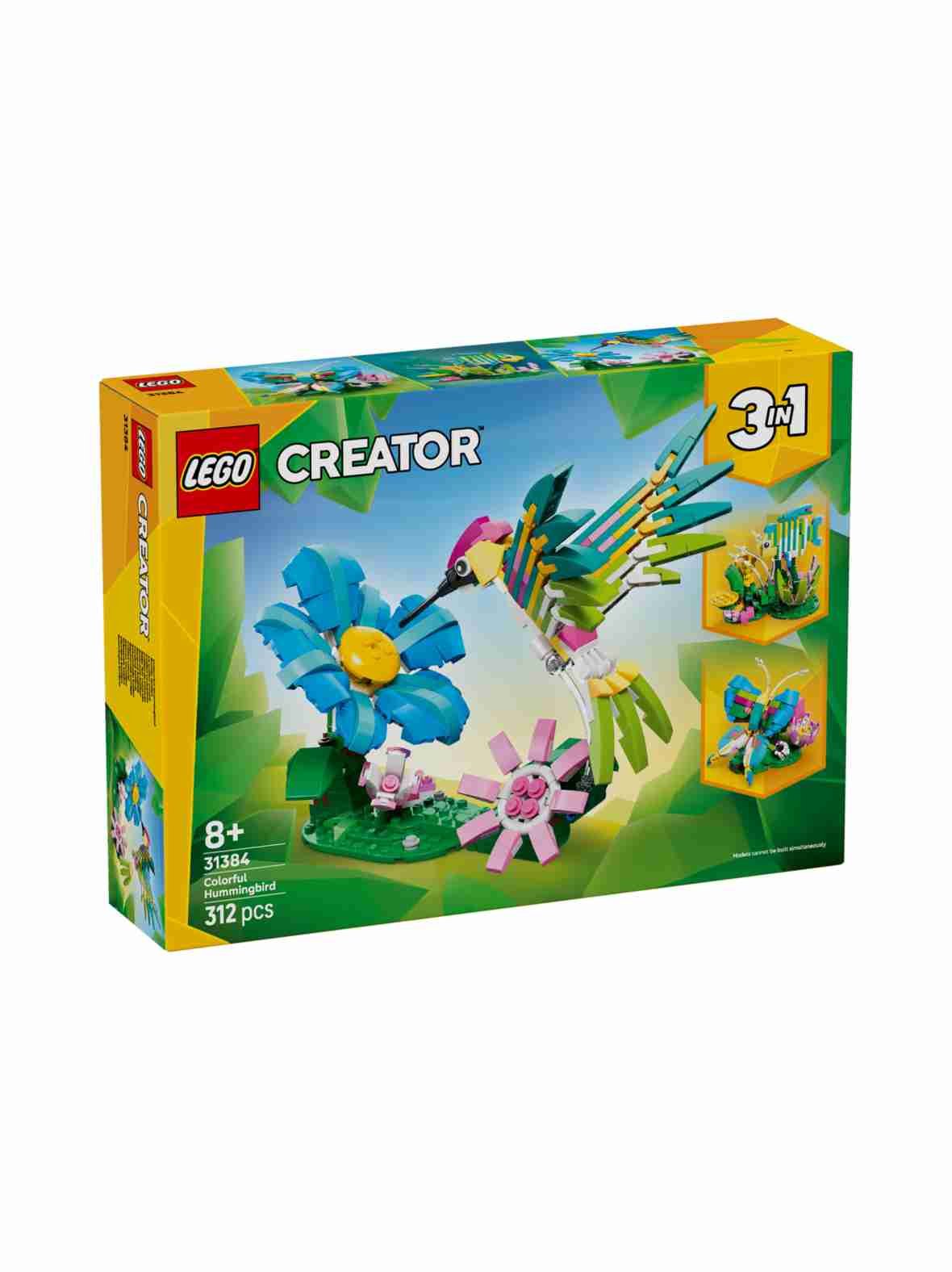 Lego creator villieläimet: värikäs kolibri 31384
