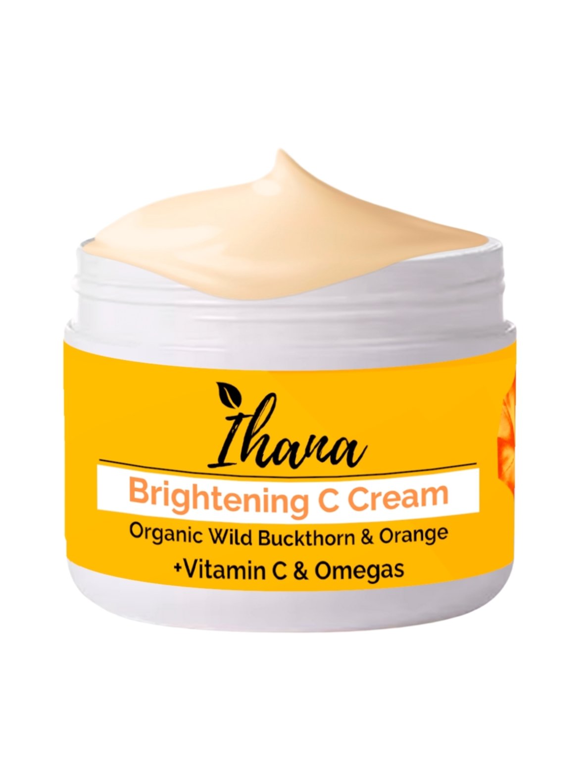 Ihana kirkastava luomu villi tyrni- appelsiini kasvovoide 100ml