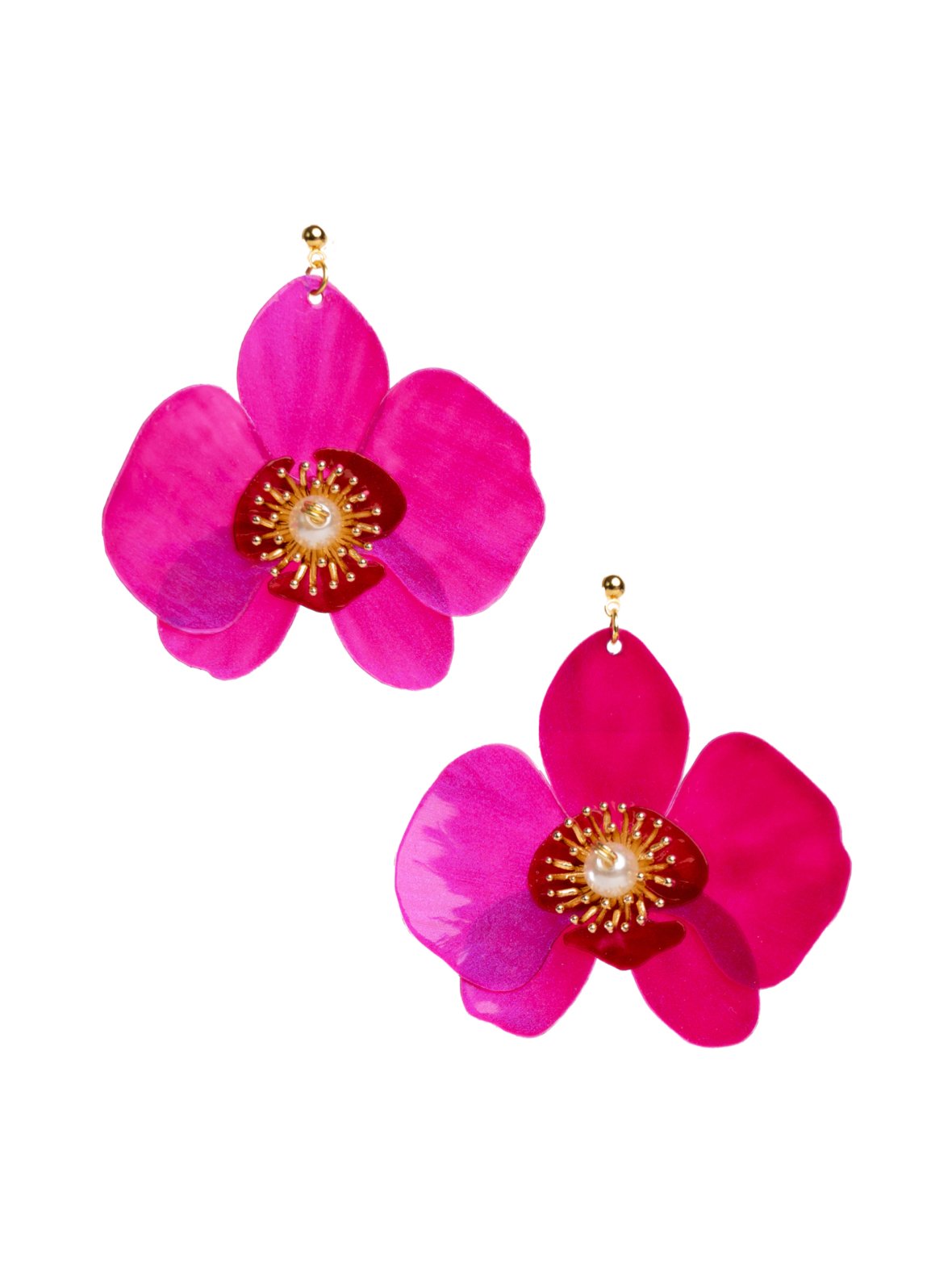 Butterfly orchid korvakorut - barbie pink