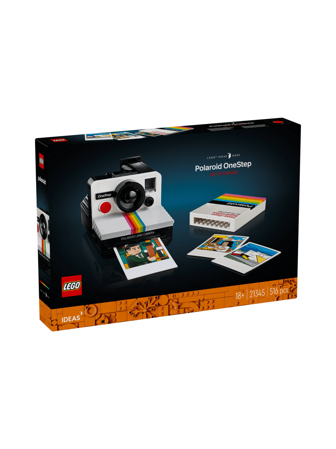 Lego ideas polaroid onestep sx-70 ‑kamera 21345