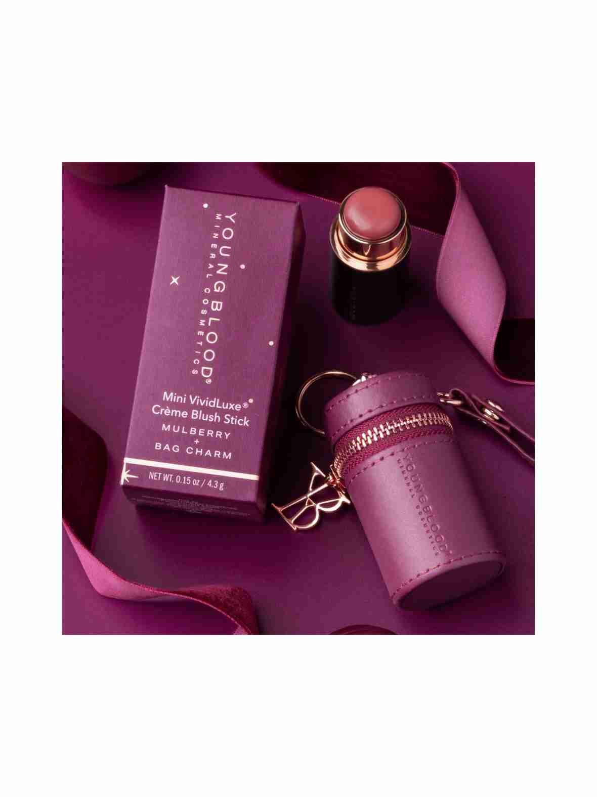 Mini vividluxe creme blush stick mulberry -lahjapakkaus 2 tuotetta