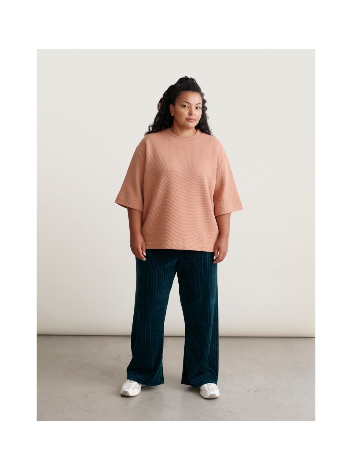 Honeycomb t-paita, nougat